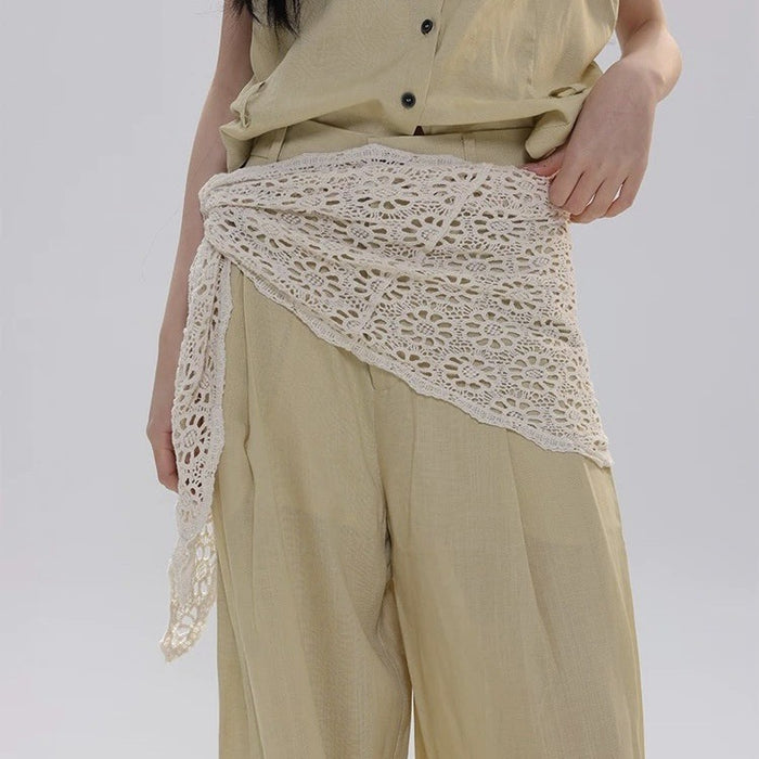 New Crochet Womens Triangle Scarf Ethnic-Style SpringAutumn Scarf by Ricaloux