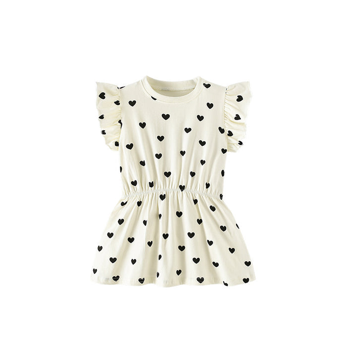 New Girls Dress Short-sleeved A-line Skirt – Premium 0 | RICALOUX