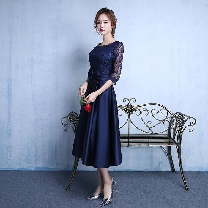 New Long-sleeved Wedding Bridesmaid Dress – Premium 0 | RICALOUX