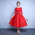 New Long-sleeved Wedding Bridesmaid Dress – Premium 0 | RICALOUX