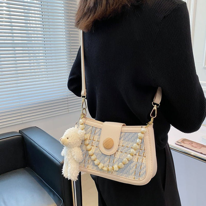 New Shoulder Bag Girls' Casual Messenger Bag Pendant - RICALOUX