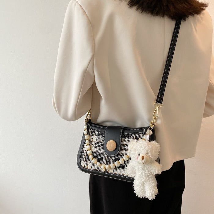 New Shoulder Bag Girls' Casual Messenger Bag Pendant - RICALOUX