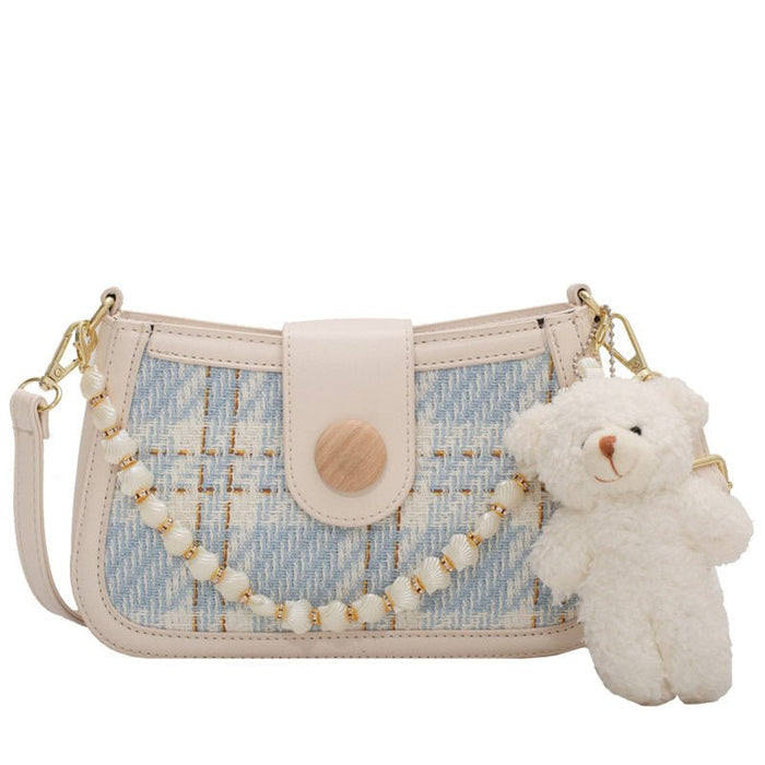 New Shoulder Bag Girls' Casual Messenger Bag Pendant - RICALOUX