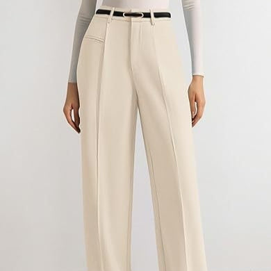 New Solid-color High-waisted Womens Casual Wide-leg Pants – Premium 0 | RICALOUX