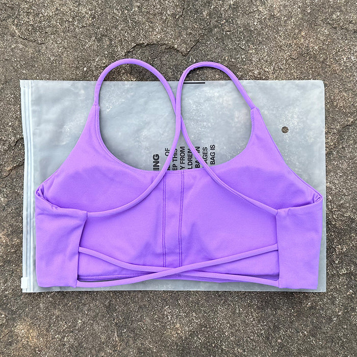 New Womens Shock-resistant, Quick-drying Sports Bra And Workout Top by Ricaloux