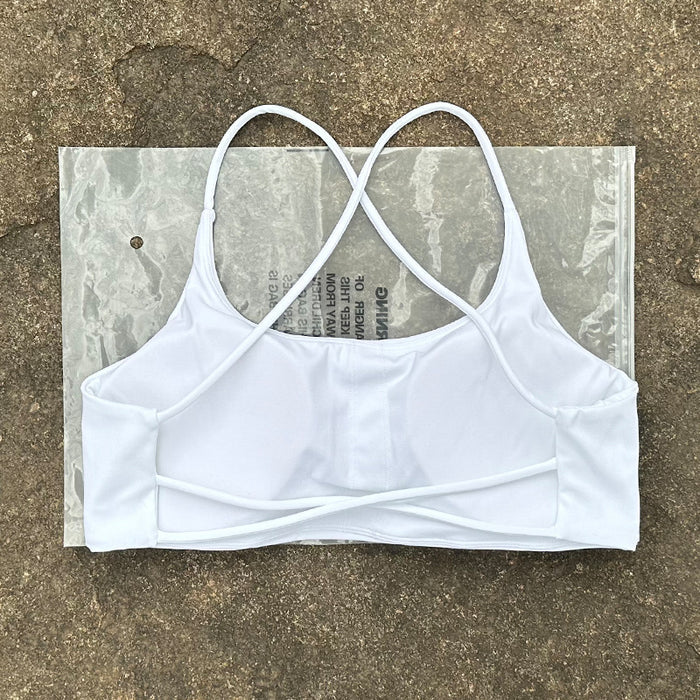 New Womens Shock-resistant, Quick-drying Sports Bra And Workout Top by Ricaloux