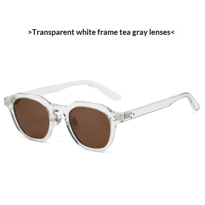 Clear Frame Tea Gray Pieces