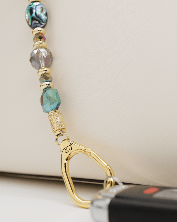 Electroplated rainbow crystal glass beads