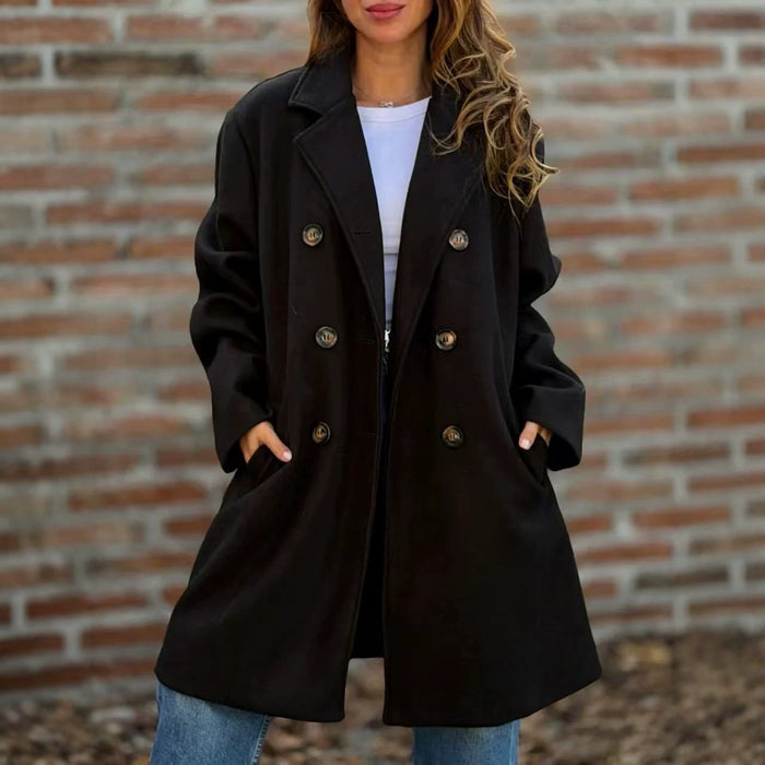 Notch-lapel Double-breasted Wool Coat – Premium 0 | RICALOUX
