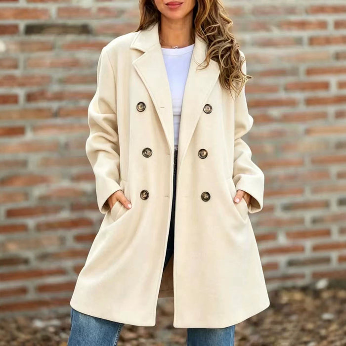 Notch-lapel Double-breasted Wool Coat – Premium 0 | RICALOUX