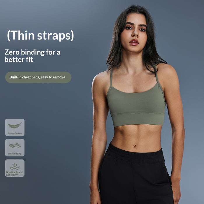 Nude-Feel Y-Back Sexy Back Yoga Bra – Premium 0 | RICALOUX