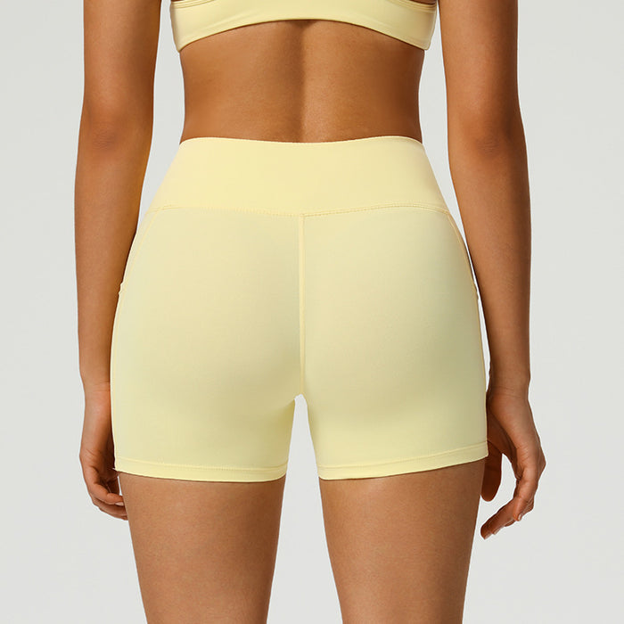 Peach-butt Yoga Shorts High-waisted Butt-lifting For Fitness – Premium 0 | RICALOUX