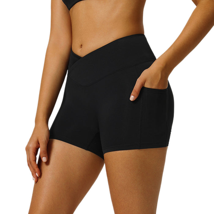 Peach-butt Yoga Shorts High-waisted Butt-lifting For Fitness by Ricaloux
