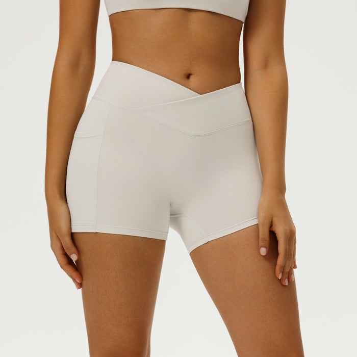 Peach-butt Yoga Shorts High-waisted Butt-lifting For Fitness by Ricaloux