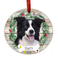 Border Collie Christmas Tree Ornament