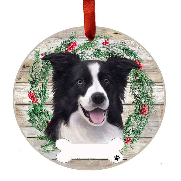 Border Collie Christmas Tree Ornament