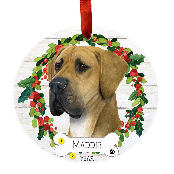 Personalized Great Dane Ornament - Uncropped