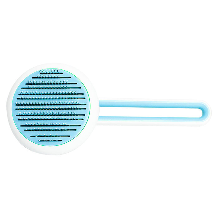 Pet Dog Hair Remover Cat Brush Grooming Tool Automatic Massage Comb Round Hair Brush For Cat Dog Pet Supplies by Ricaloux