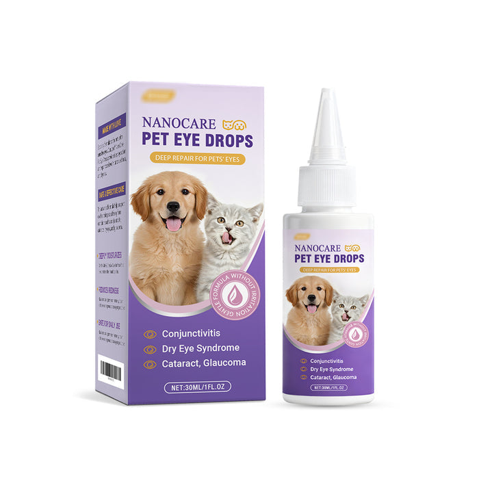 Pet Eye Drops Gently Care For Cats And Dogs' Eye Tear Stains, Tear Marks, And Eye Discharge by Ricaloux