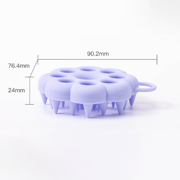 Pet Hair Care Device Silicone Hairdressing Tool Dry And Wet Dual Use Hair Wash Comb Fatigue Relief Massage Brush by Ricaloux