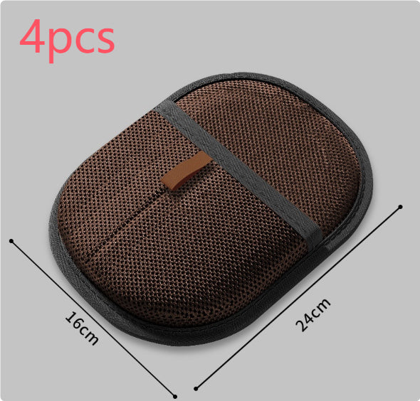 Dark brown / 4PCS