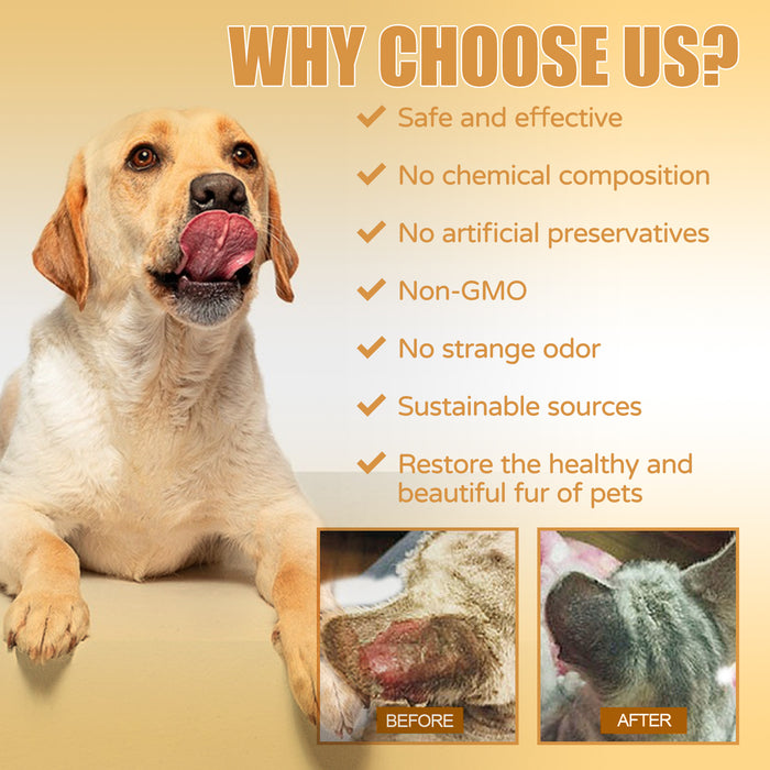 Pet Skin Fur And Wound Care Essence For Cleaning And Moisturizing by Ricaloux