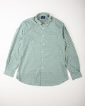 POPLIN BUTTON DOWN SPORT SHIRT - KELLY GINGHAM