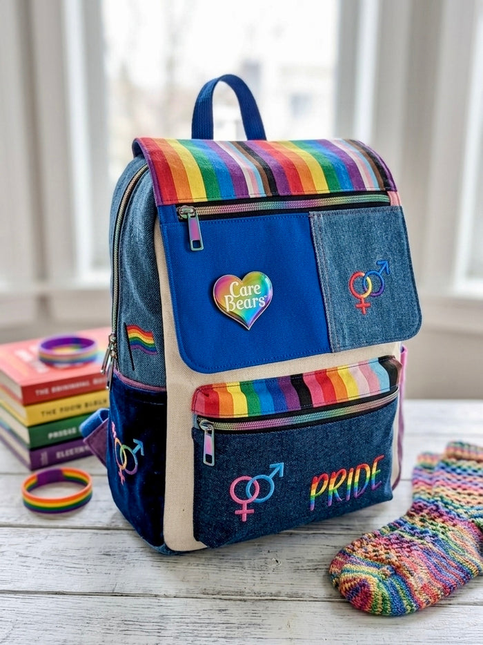 Pride Heart Pin, Care Bears
