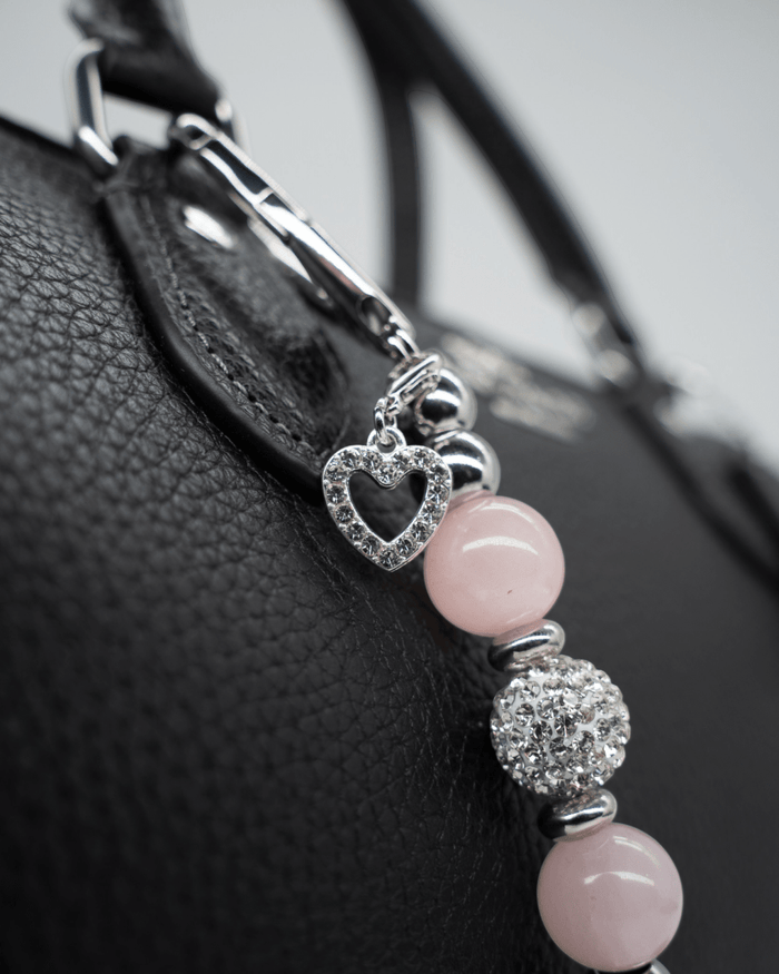 Rhinestone Encrusted Heart Charm