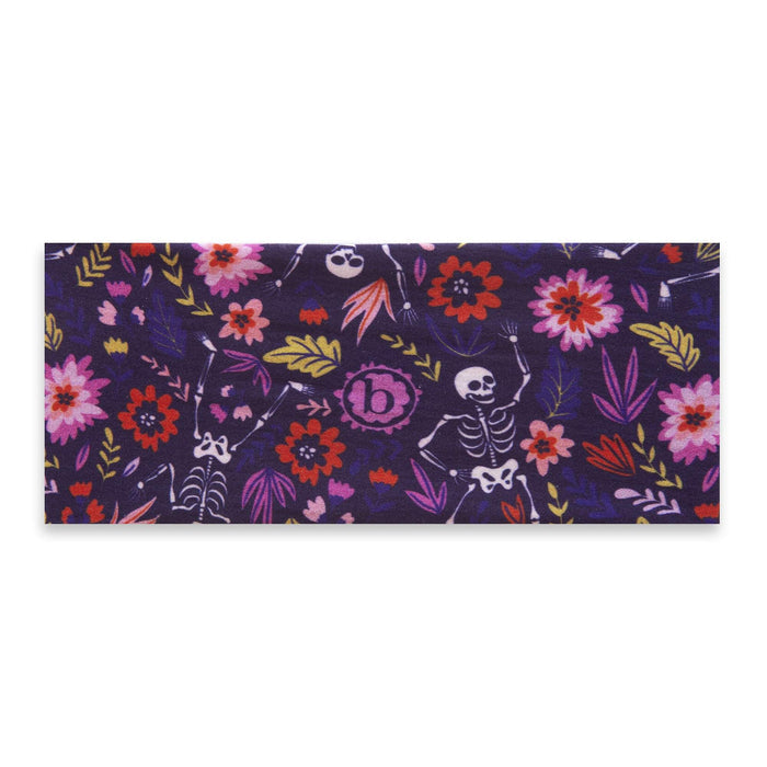Soft Printed Nylon Headband KNOT One Size: dancing skeleton-Baby Bling Bows
