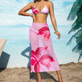 Printed Sexy Strappy Top And Skirt Bikini Swimsuit by Ricaloux