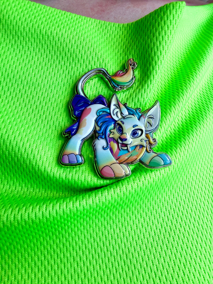 Prismatic Varwolf Pride Pin, Neopets *BACK-ORDER*