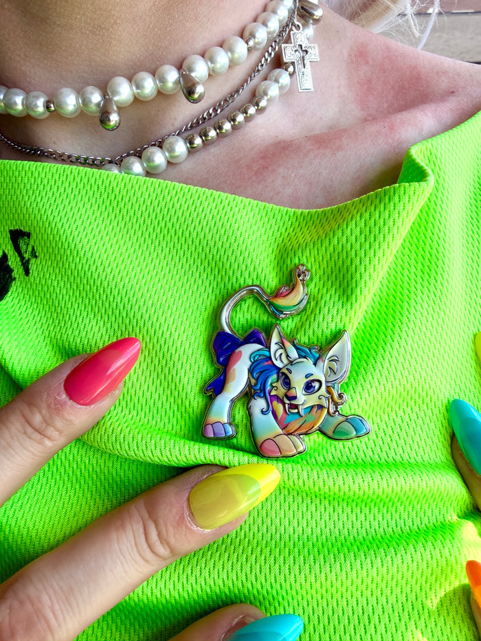 Prismatic Varwolf Pride Pin, Neopets *BACK-ORDER*