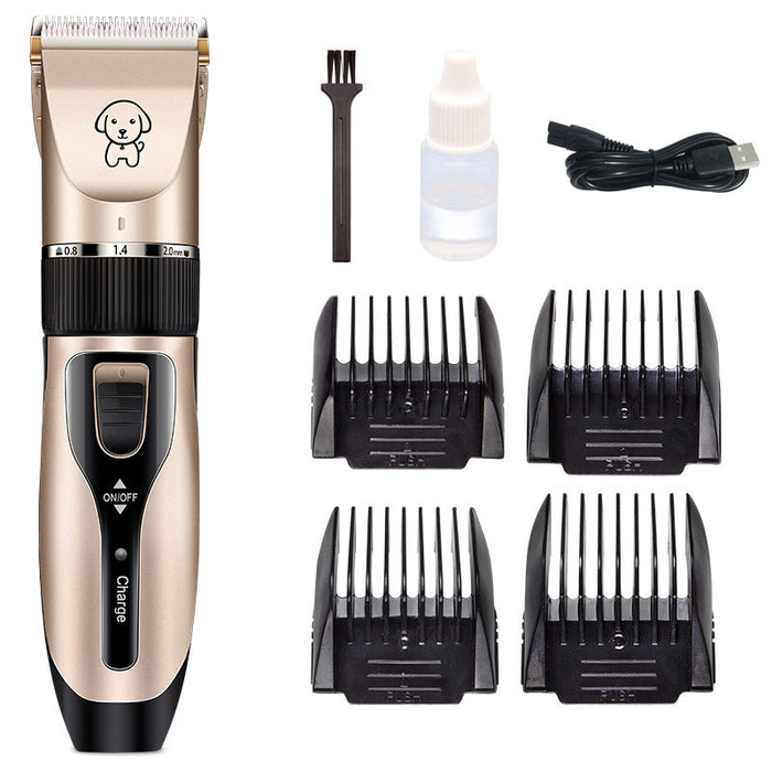 Professional Low Noise Pet Hair Clipper Easy Grooming For Dogs & Cats by Ricaloux
