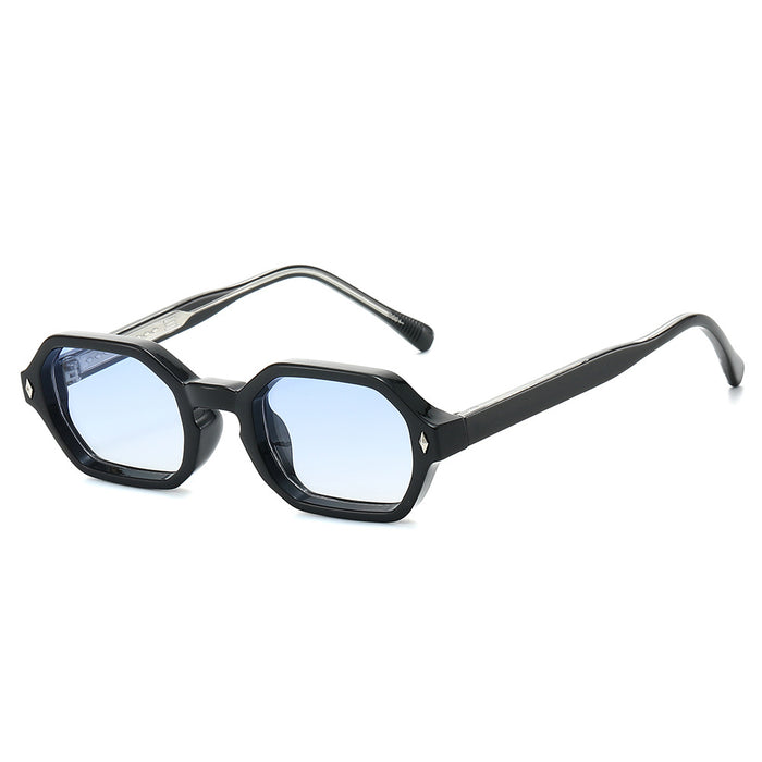 Conventional / Black Frame Blue Lens