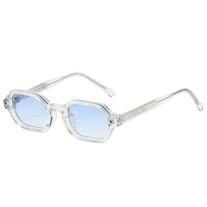 Conventional / Transparent Frame Blue Lens