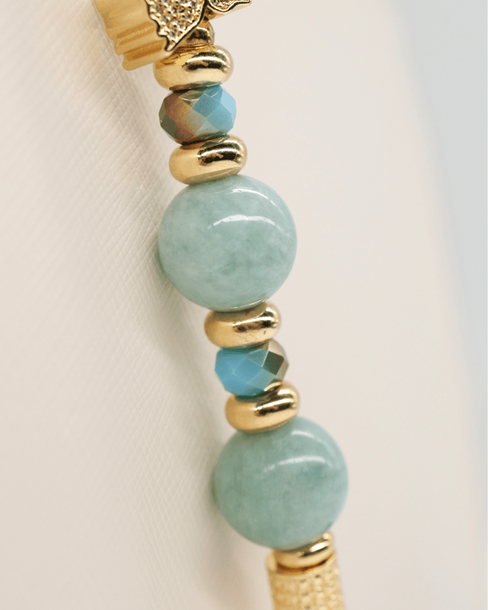 Genuine green jade gemstones