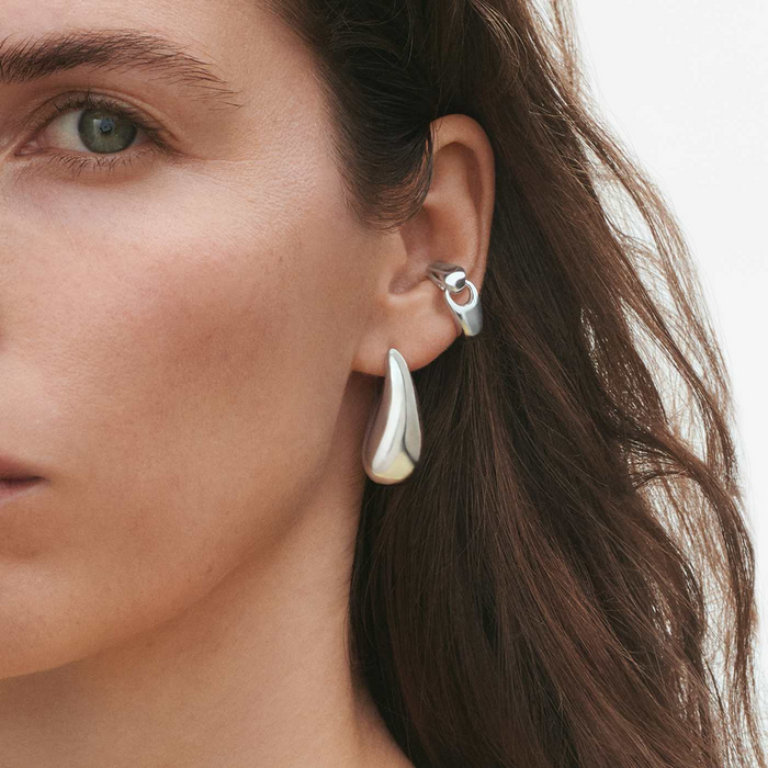 Georg Jensen Reflect Sterling Silver Single Earcuff - Berry's Jewellers