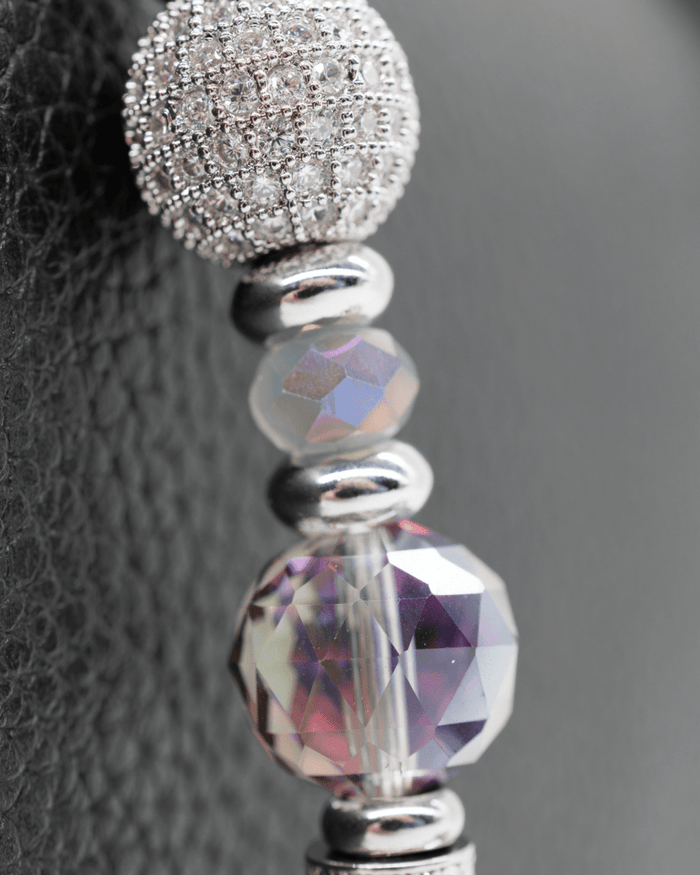 Faceted multicolour glass