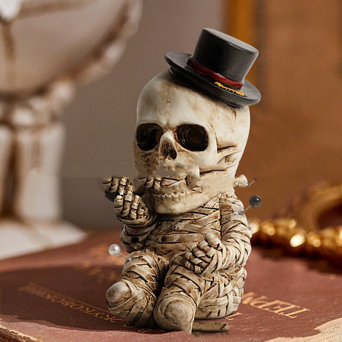Resin Crafts Halloween Decorations Home Skull Aromatherapy Home Decor - RICALOUX