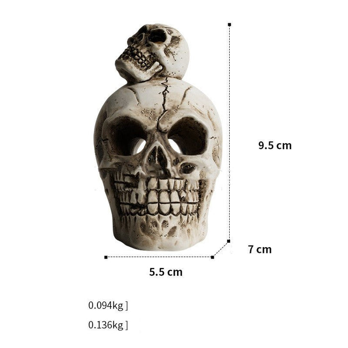 Resin Crafts Halloween Decorations Home Skull Aromatherapy Home Decor - RICALOUX