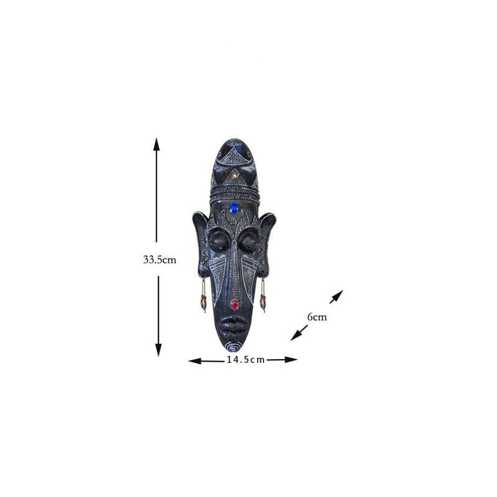 Resin Tribal Mask Home Decor - RICALOUX