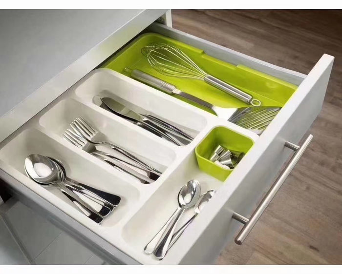 Retractable Kitchen Drawer Organizer by Ricaloux