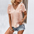 Retro-elegant Top Fashionable Casual Womens Shirt by Ricaloux
