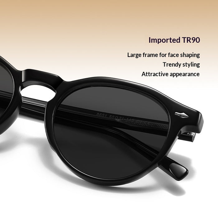 Retro Polarized Sunglasses For Men And Women by Ricaloux