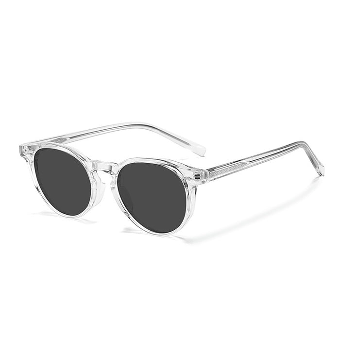 Clear Frame Gray Lens