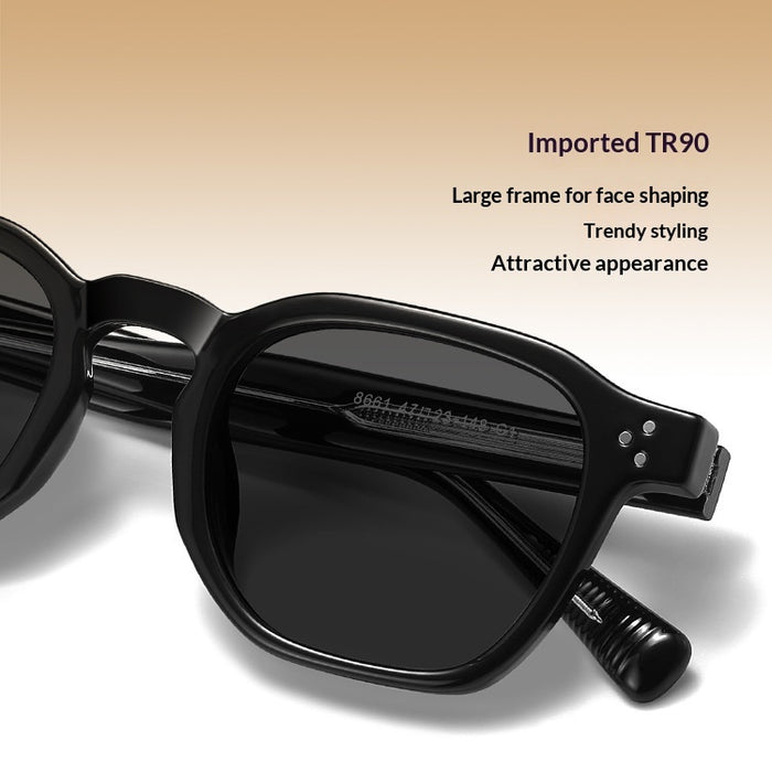Retro Polygonal Sunglasses For Men And Women by Ricaloux