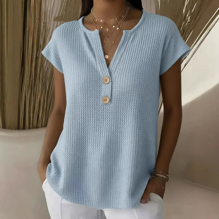 Seasonal New Womens Casual Loose-fitting Top – Premium 0 | RICALOUX