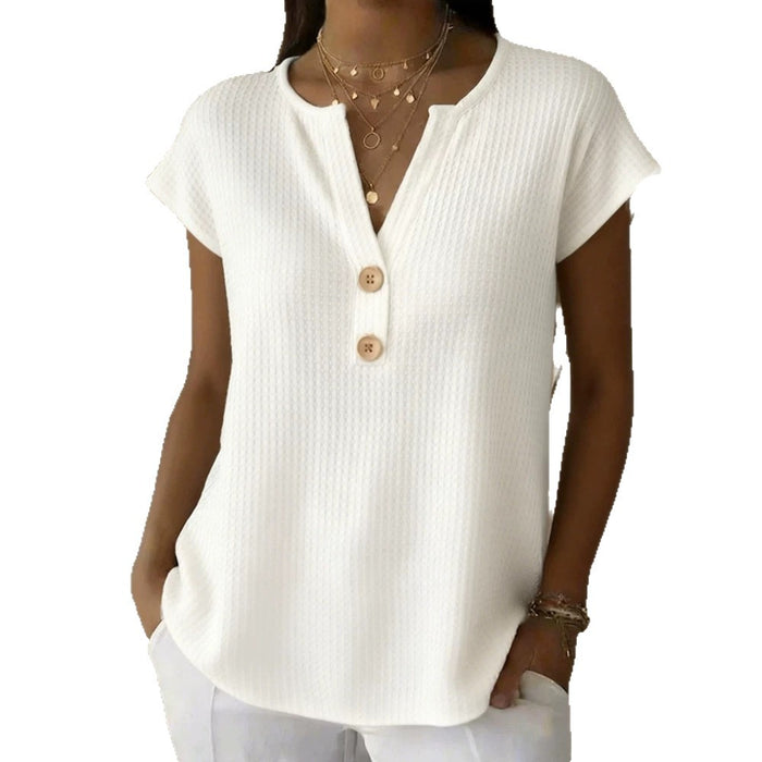 Seasonal New Womens Casual Loose-fitting Top – Premium 0 | RICALOUX