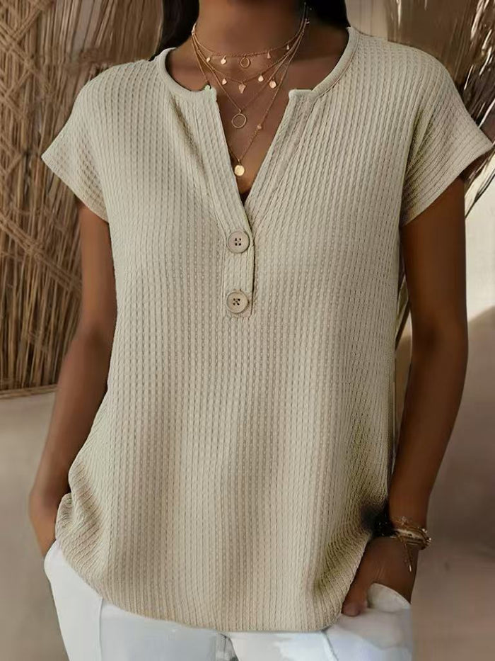 Seasonal New Womens Casual Loose-fitting Top – Premium 0 | RICALOUX
